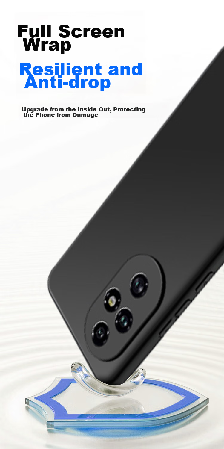 Чехол для телефона Honor 200 Pro, противоударный, матовый, защита камеры, черный