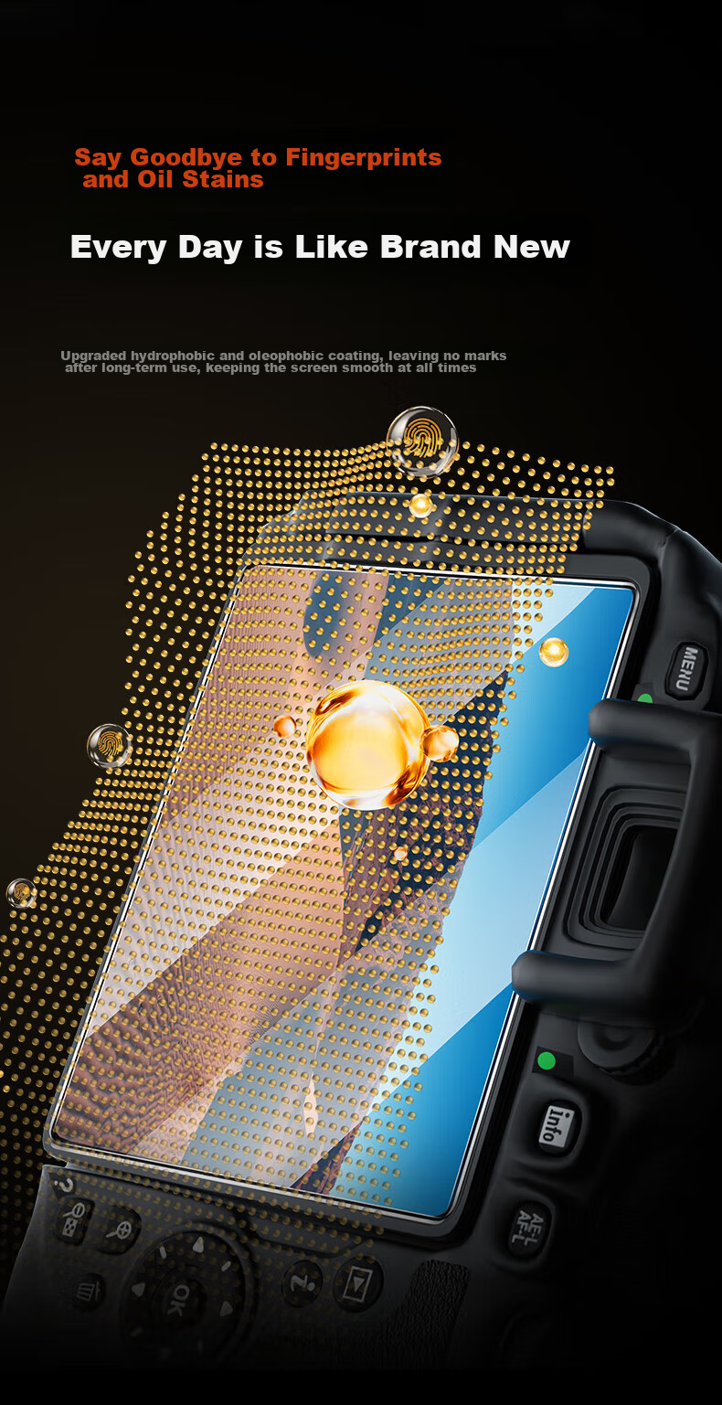 Защитная пленка Shilifan для экрана камеры Nikon ZFC, закаленное стекло, защита экрана, аксессуар для беззеркальной камеры