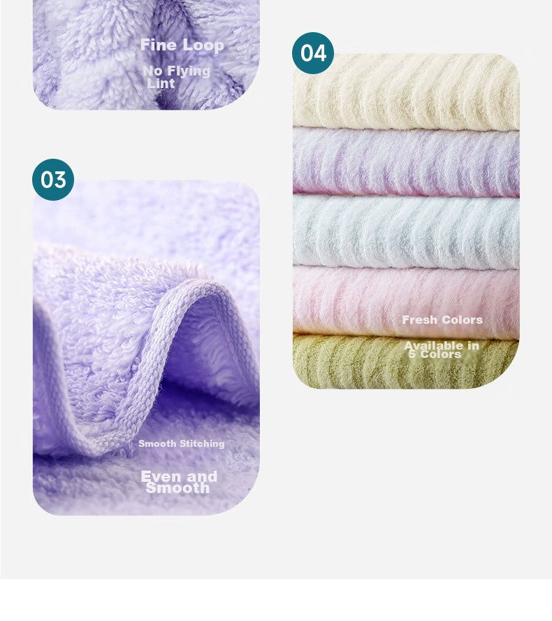 Набор полотенец UCHINO Cloud Mousse, 100% хлопок, белое, 70x140 см, 248 г