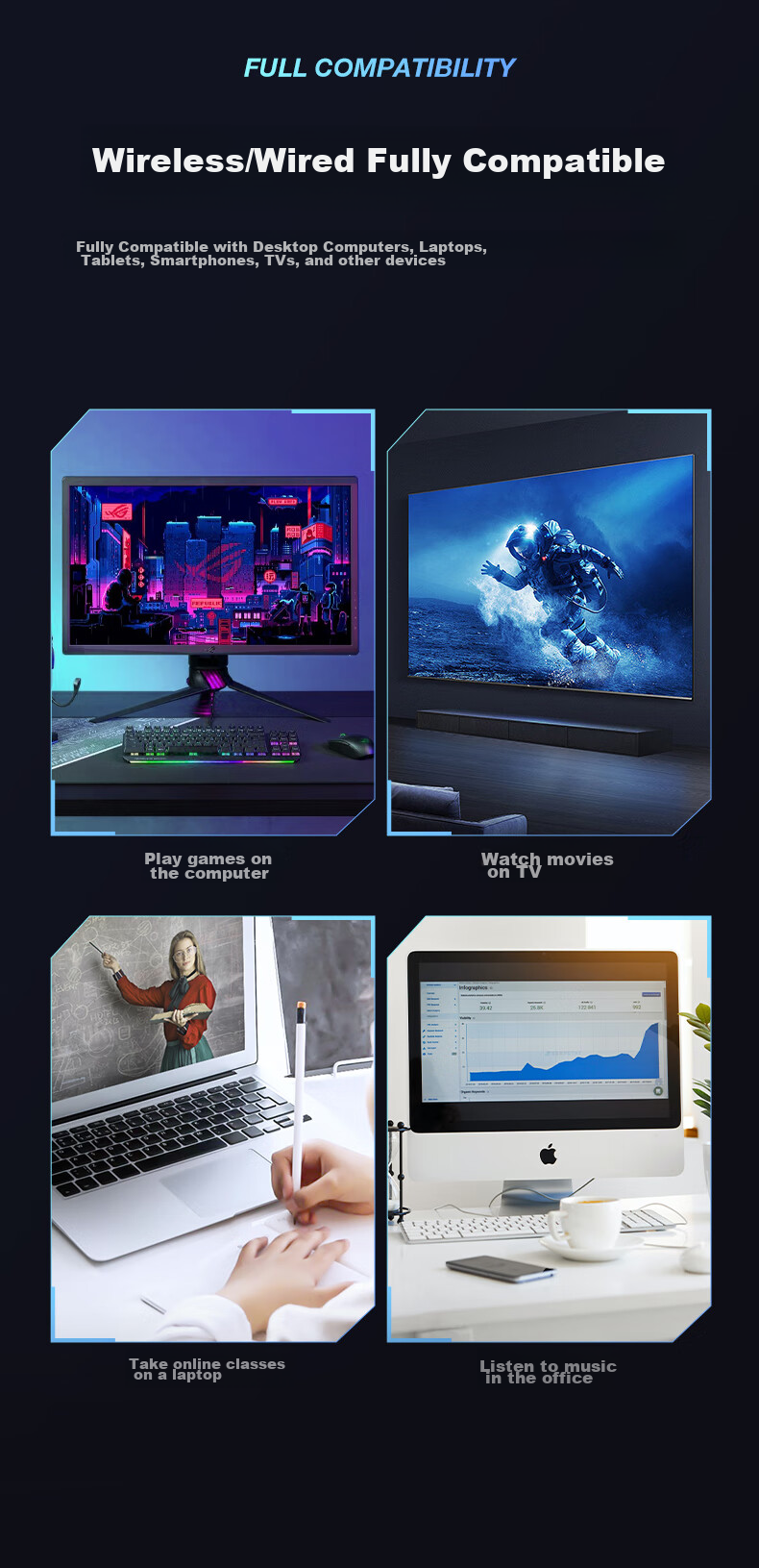 Компьютерная акустика Havit M19, Bluetooth 5.3, USB, RGB подсветка, 2.0, черный