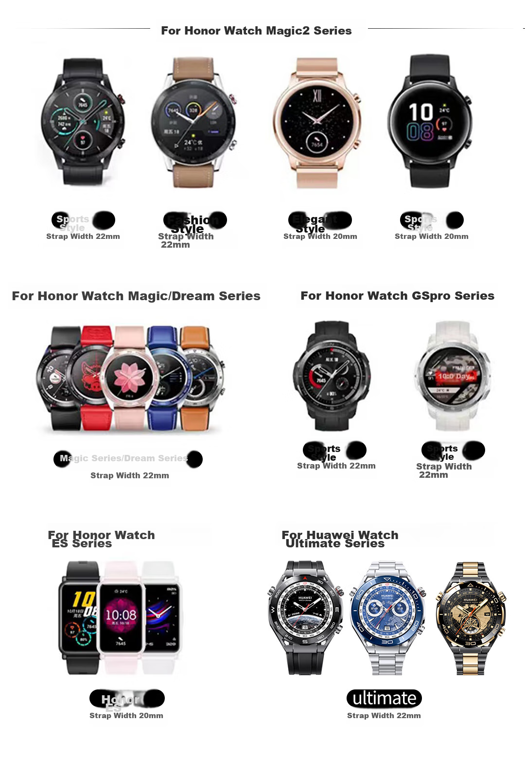 Ремешок Watchbond для Huawei Watch GT6, GT6 Pro, Watch 5, Watch 4, GT 5 Pro, GT 5, GT 4, из натуральной кожи Crazy Horse, с магнитной застежкой