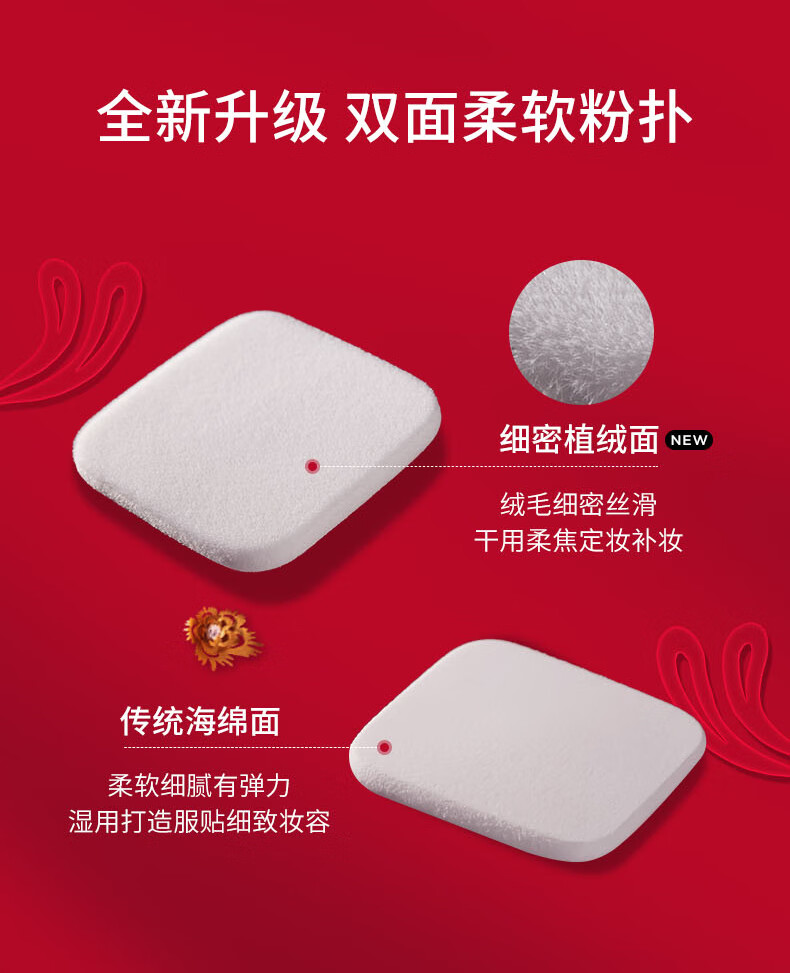 KIKO 【小荔枝专属】轻薄干湿两用哑光粉饼兔年限定款12g/盒 防晒持妆 CR15-象牙白