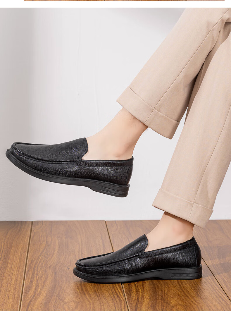 Мужские туфли LAORENTOU Business Casual LA11112 Черные 41