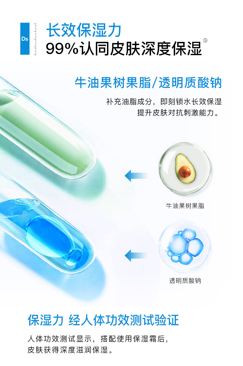 珀芙研水润平衡保湿霜80g干敏皮用护肤品保湿补水面霜