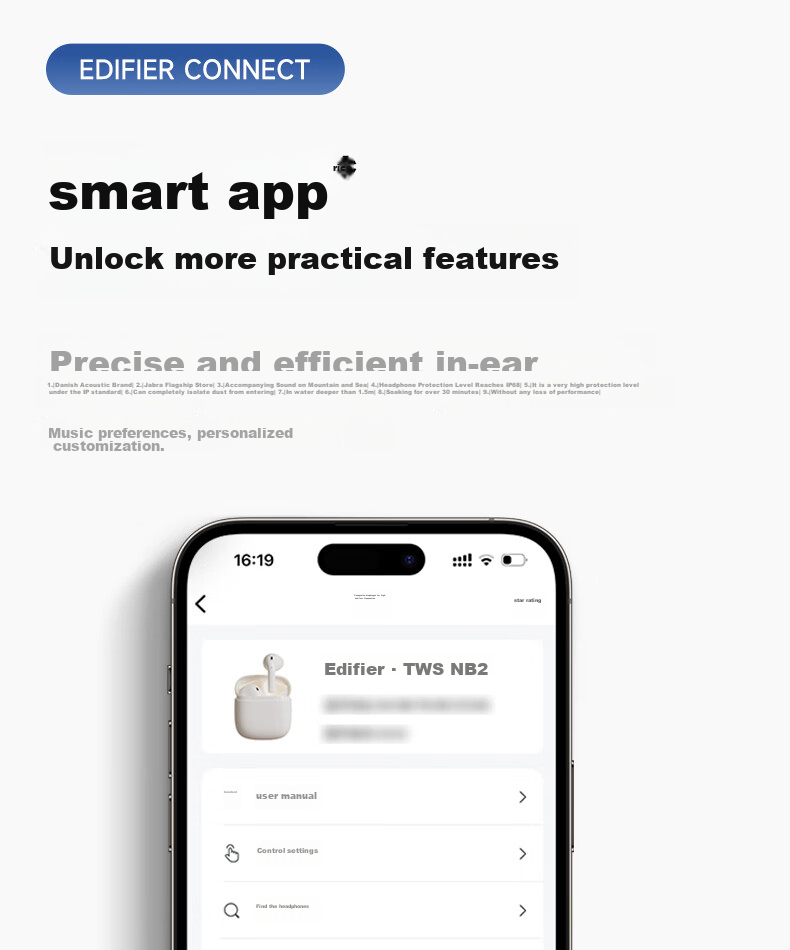 Беспроводные наушники Edifier Zero Air, Bluetooth 5.3, 28 часов работы, полувкладыши, розовый