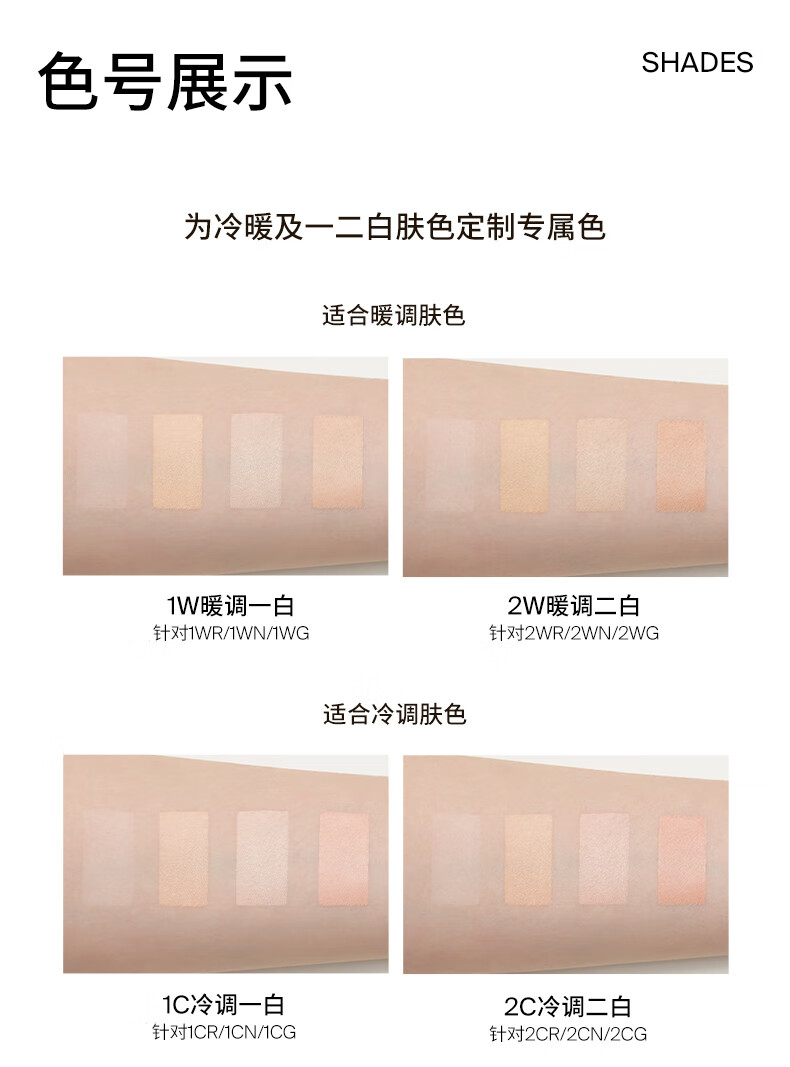 Joocyee酵色四色遮瑕盘#1W 4g 遮斑遮瑕泪沟黑眼圈七夕礼物送女友