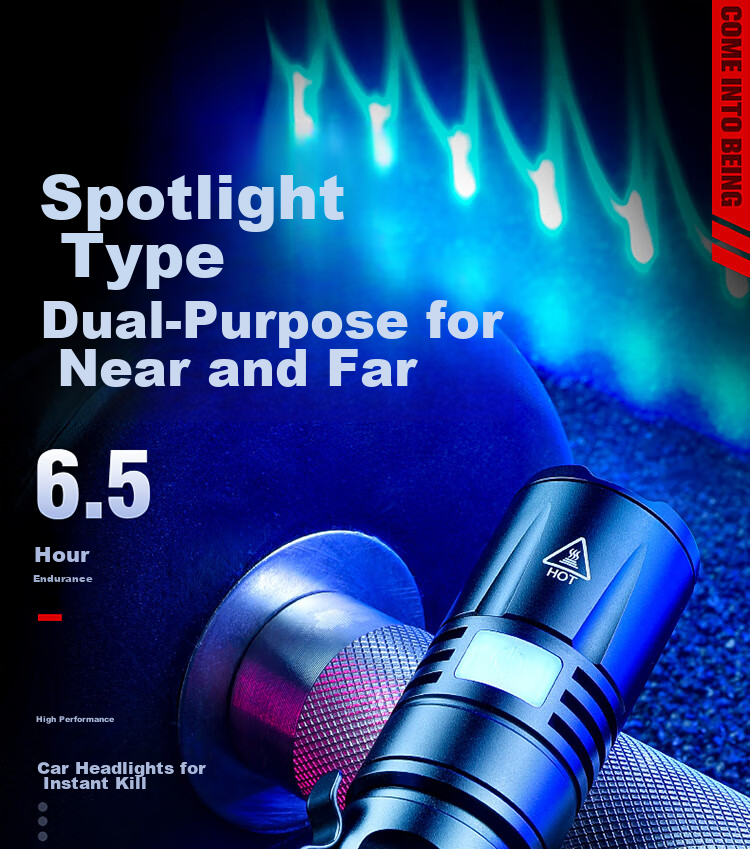 Сверхмощный фонарик SupFire V8-T с зумом, перезаряжаемый USB-фонарик большой дальности для езды на велосипеде, аварийный фонарь для домашнего использования, 15 Вт