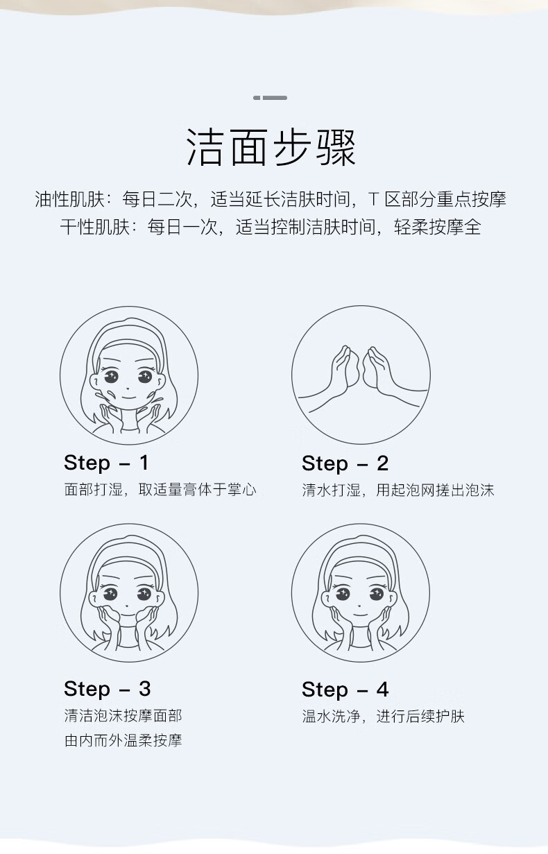 奕沃（EIIO） eiio韩国洗面奶氨基酸男女控油泡沫洁面温和深层清洁平价120ml