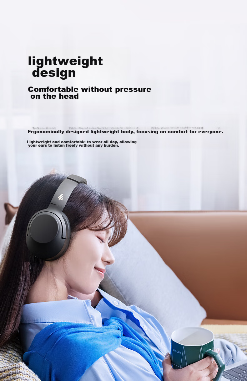 Беспроводные наушники EDIFIER K710W, накладные, Bluetooth 5.4, до 50 часов работы, черный