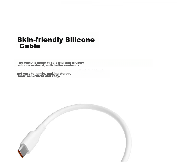 Кабель Xiaomi MI 6A Skin-Friendly Silicone Type-C to Type-C Fast Charging Data Cable, 2 м, Синий
