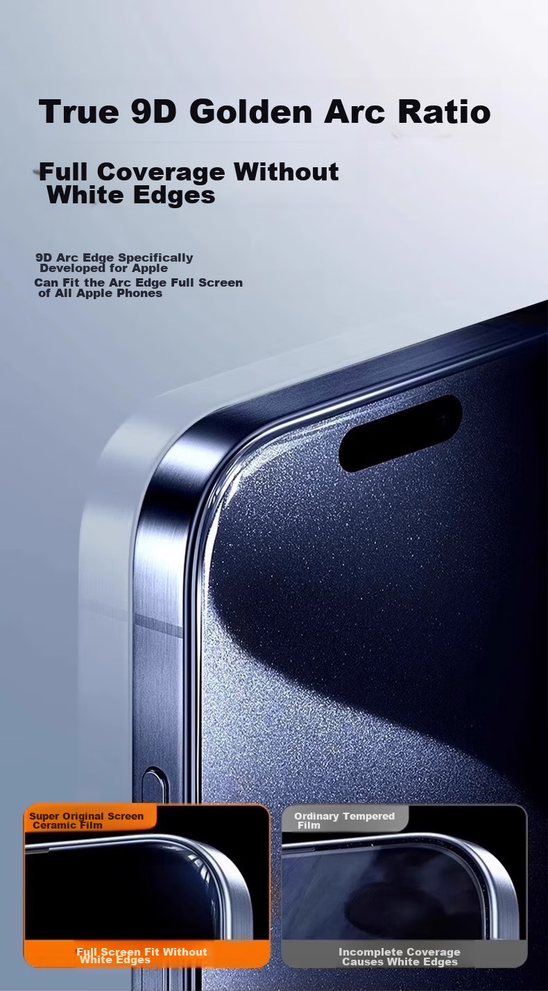 Защитное стекло DIVI для Apple iPhone 12/12 Pro, 2 шт., полное покрытие, противоударное, антибликовое, HD Clear