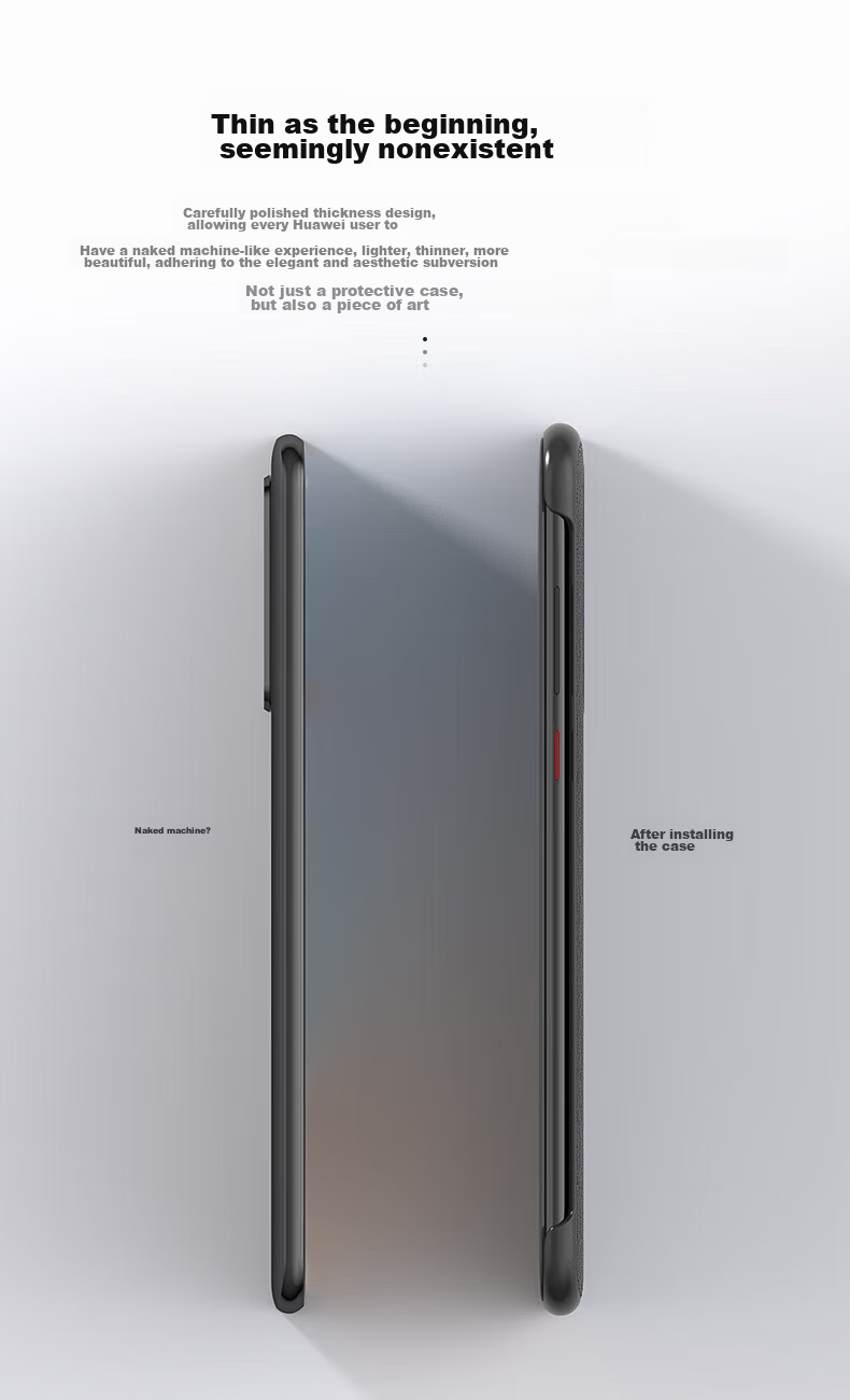 Чехол-книжка Ekakashop Smart View Flip Case для Huawei P40 Pro, защита от падений, бизнес-стиль, кожаный, черный