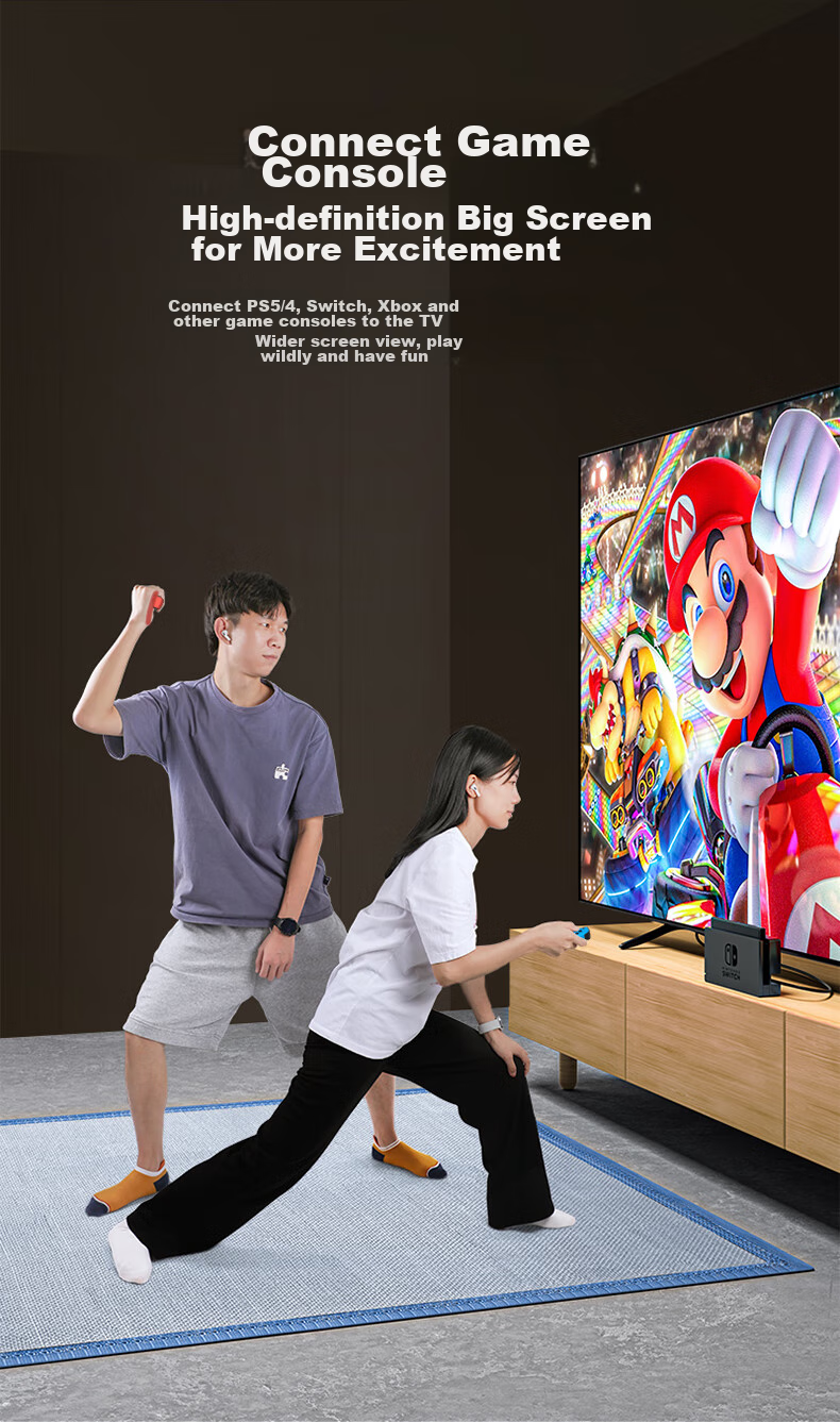 Кабель HDMI SAMZHE HG-10, версия 2.1, 1 метр, 8K 60Hz, 4K 240Hz, для ноутбука, ТВ, монитора, проектора, черный