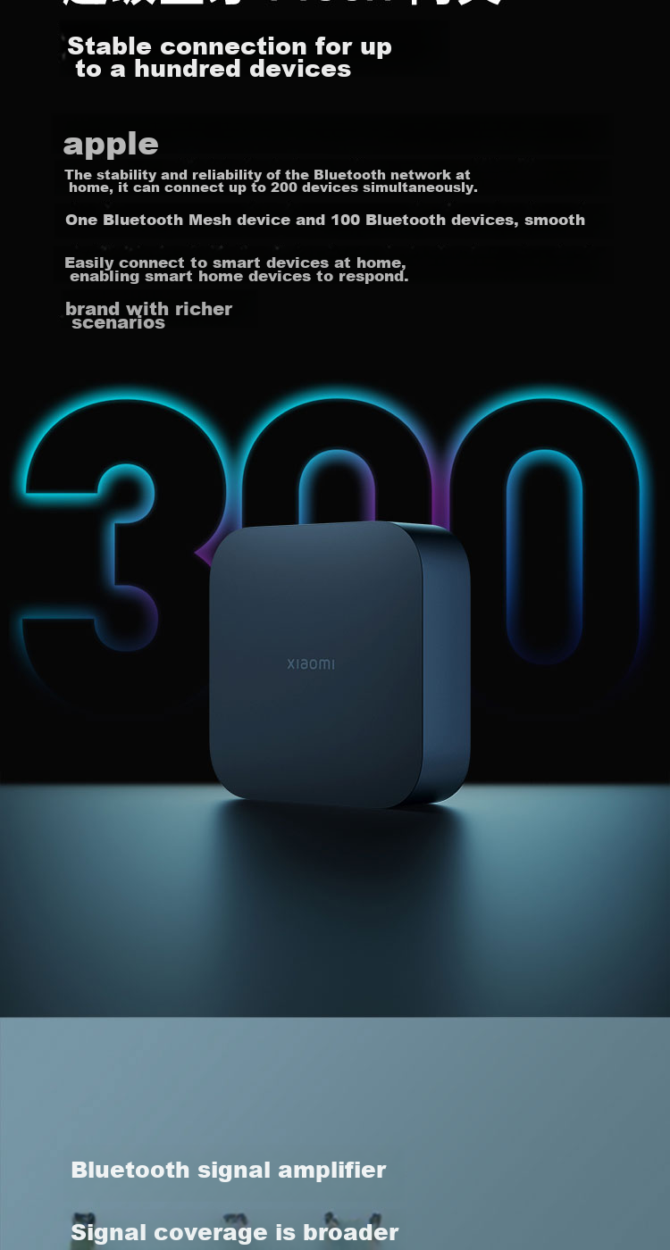 Умный хаб Xiaomi Mijia Smart Hub Gateway, центр управления умным домом, беспроводное управление, Bluetooth Mesh, миллисекундный отклик