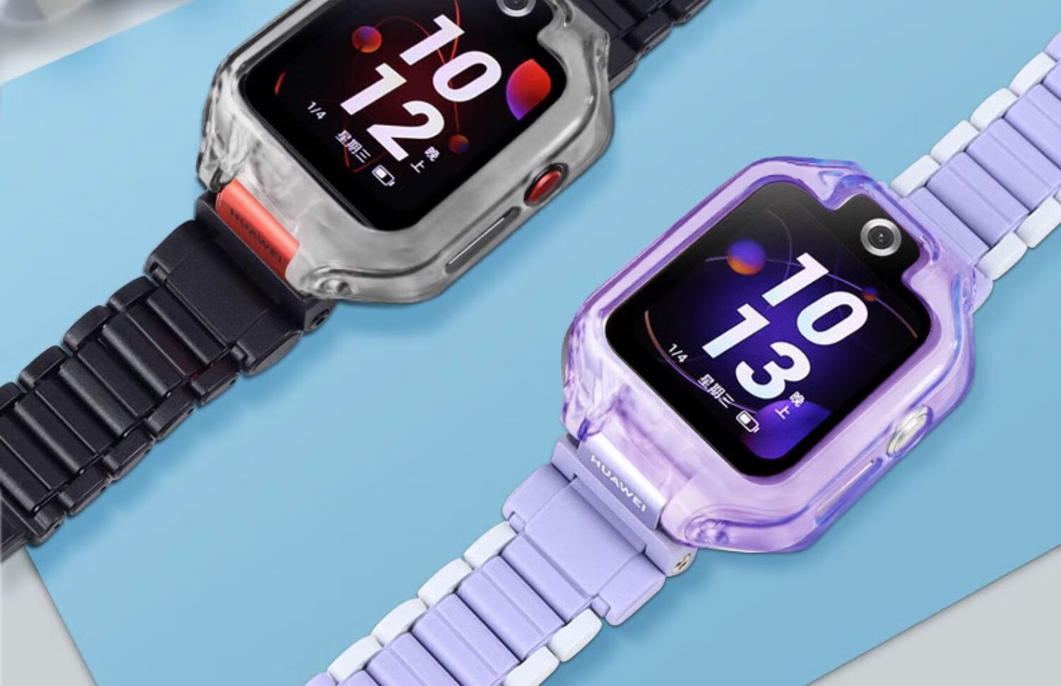 Ремешок для умных часов Iboann из силикона для Huawei Children's Smartwatch 5X/5XPro, спортивный, для студентов, цвет: вишневый цветущий