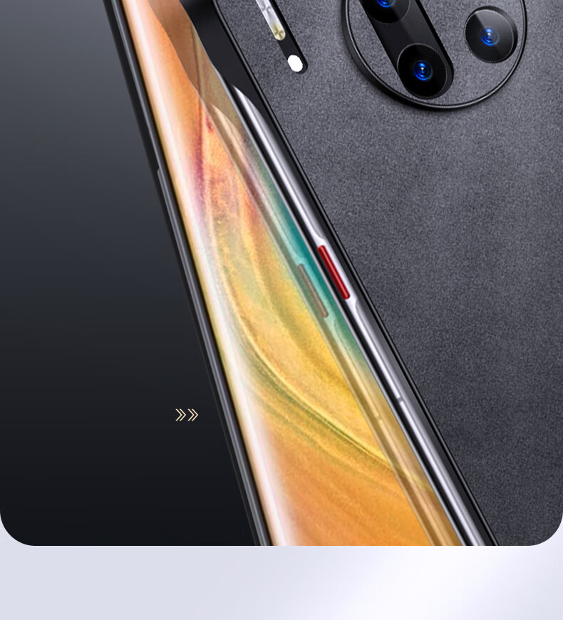 Чехол для Huawei Mate30 Pro/Mate30E Pro Shangsu, противоударный, с защитой камеры, из силикона, серый