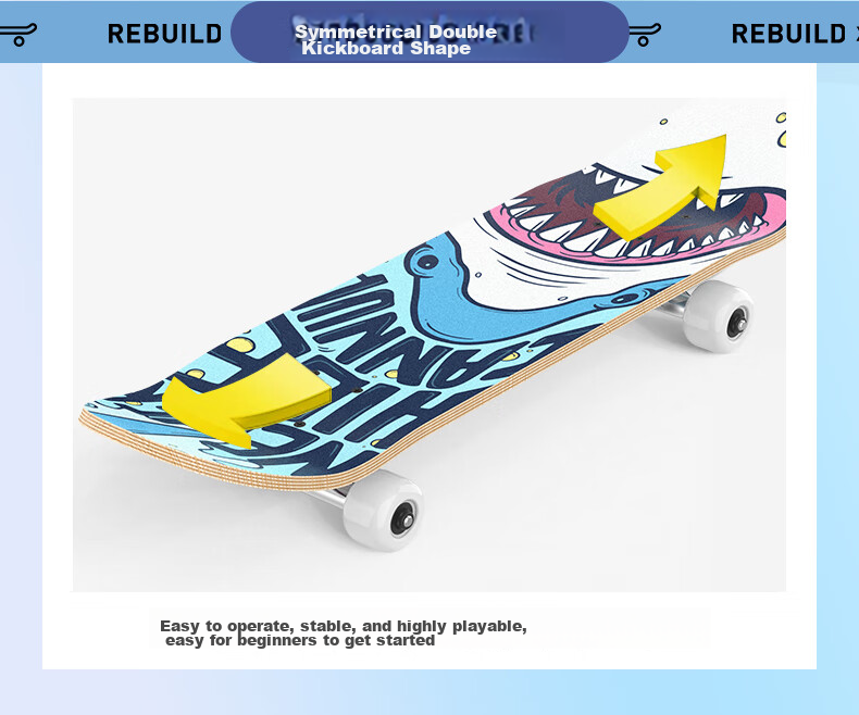 Самокат-скейтборд SWAY Professional Skateboard, двухколесный детский скутер с двойным изгибом, скейтборд для взрослых и молодежи, для начинающих