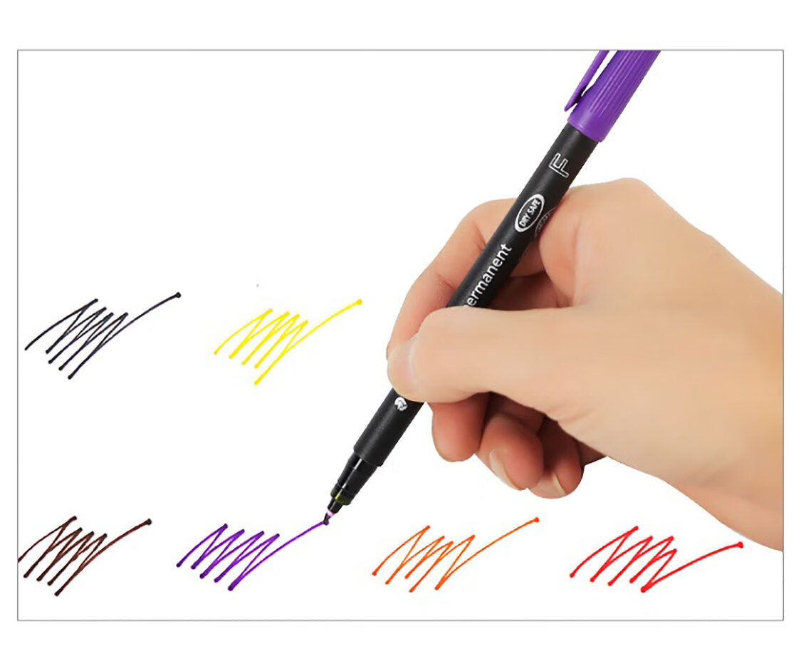 Маркеры на масляной основе STAEDTLER 317WP4, 1.0 мм, водостойкие, быстросохнущие, набор из 4 цветов