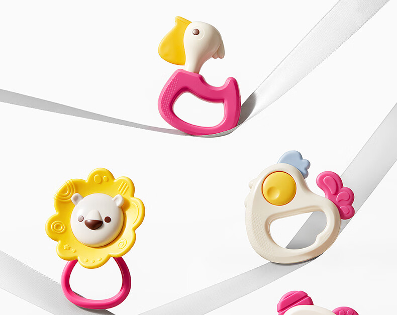 Набор погремушек Babycare Animal Zoo, 8 шт., для детей от 0 месяцев, развивающие игрушки для хватания и слуха, подарок для новорожденных