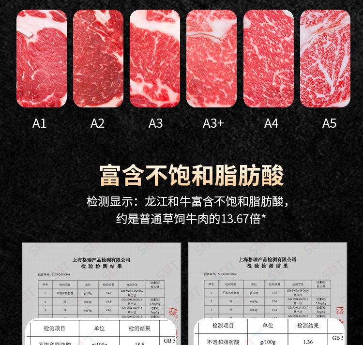 龙江和牛 国产和牛 原切牛腱子肉1kg/袋 谷饲600+天  牛肉冷冻
