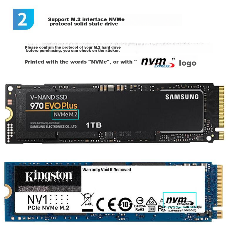 AOKO AM10SL - док-станция для SSD M.2/SATA/NVMe, mSATA, 2.5/3.5" SATA, USB Type-C, алюминий, серебристый