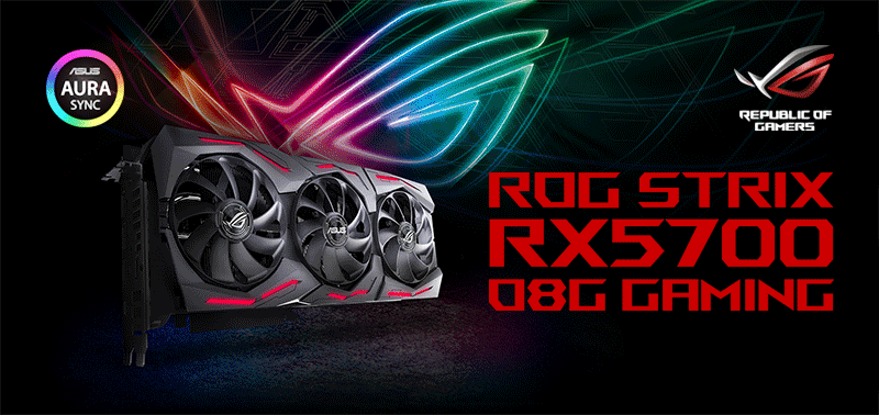 华硕(asus)rog-strix-rx5700-o8g-gaming显卡  玩家国度(rog)rog