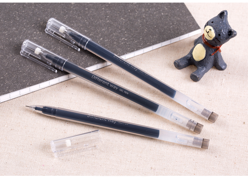 Ручка TRUECOLOR GP118, 0.5 мм, черная, набор 12 шт., для экзаменов, офиса, бизнеса
