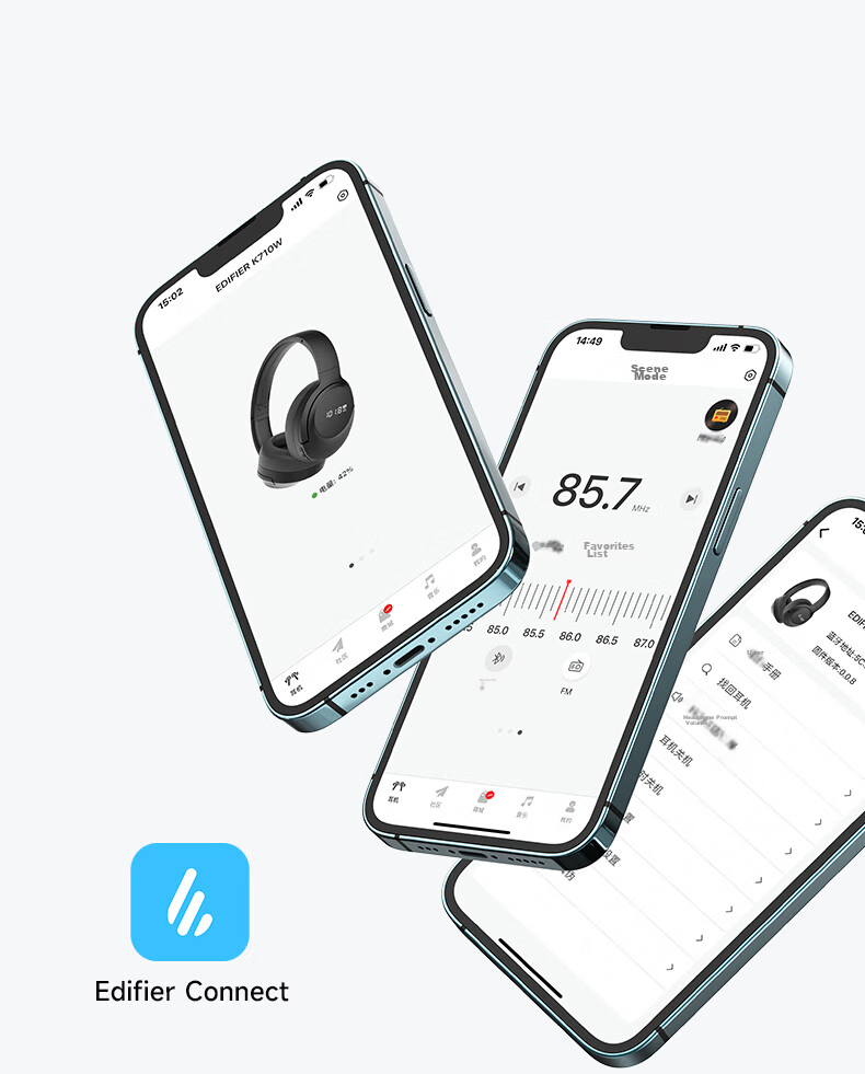 Беспроводные наушники EDIFIER K710W, накладные, Bluetooth 5.4, до 50 часов работы, черный