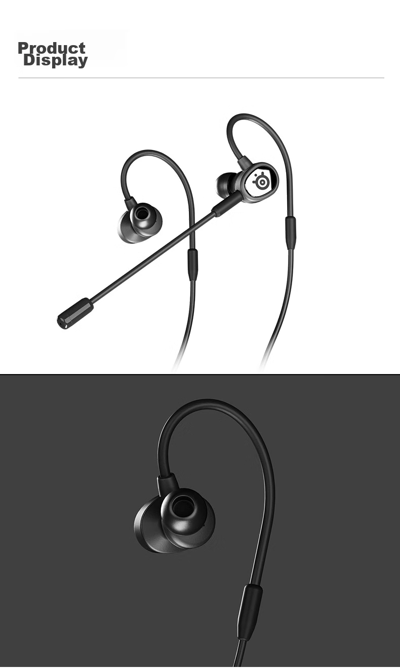 Игровая гарнитура SteelSeries Tusq In-Ear 3.5mm с отсоединяемым микрофоном