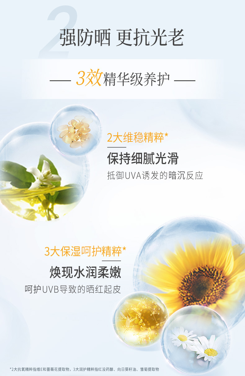 谷雨轻盈透亮防晒霜50ml SPF50+ 轻薄无感持久防护全天不怕晒