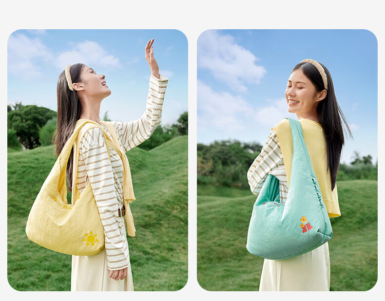 Женская сумка SHUKIKU Cloud Bag, модная сумка на плечо, трендовая сумка через плечо, легкая сумка для коммивояжера, ярко-желтая