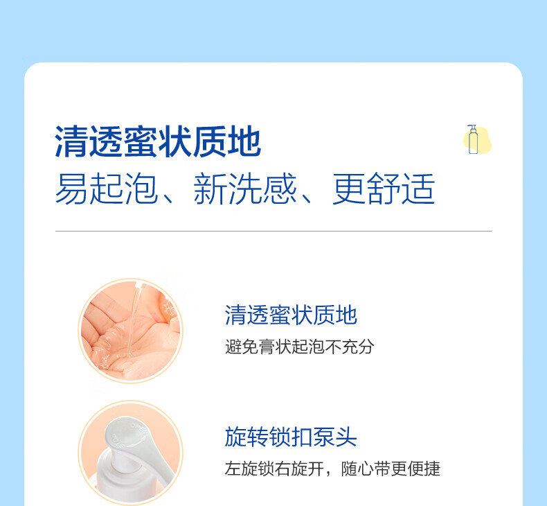小迷糊 氨基酸洗面奶男女氨基酸洁颜蜜深层清洁洁面乳140ml