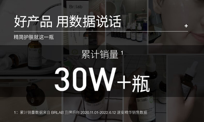 BrLab速安精华礼盒装30ml保湿肌肤舒缓修护精华液护肤品生日礼物女