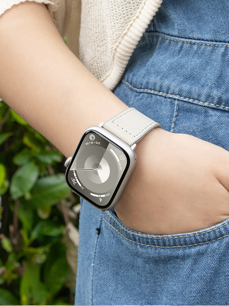 Кожаный ремешок BHO с магнитной застежкой для Apple Watch S11/SE3, IWatch S10/9/8/7/6/5/ultra3/2/1