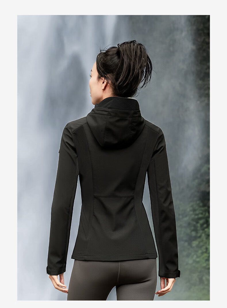 Женская куртка MOLY VIVI Slim-Fit Soft Shell Jacket, ветрозащитная и водонепроницаемая, для активного отдыха и туризма, осень-зима