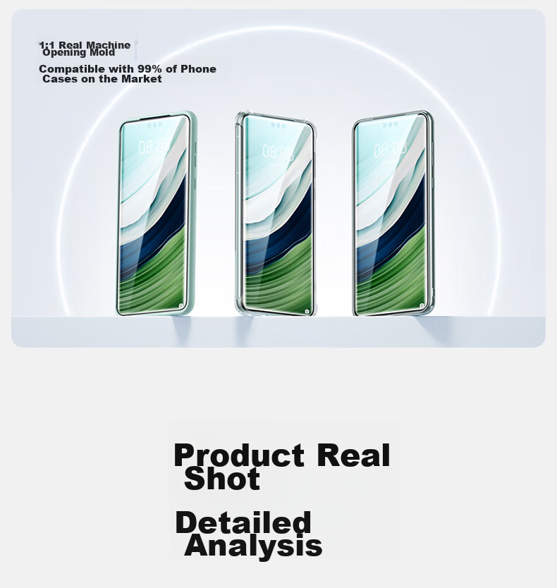 Защитная гидрогелевая пленка DIVI для Huawei Mate60 Pro/Pro+/60RS, полноэкранное покрытие, противоударная, противоотражающая, ультратонкая