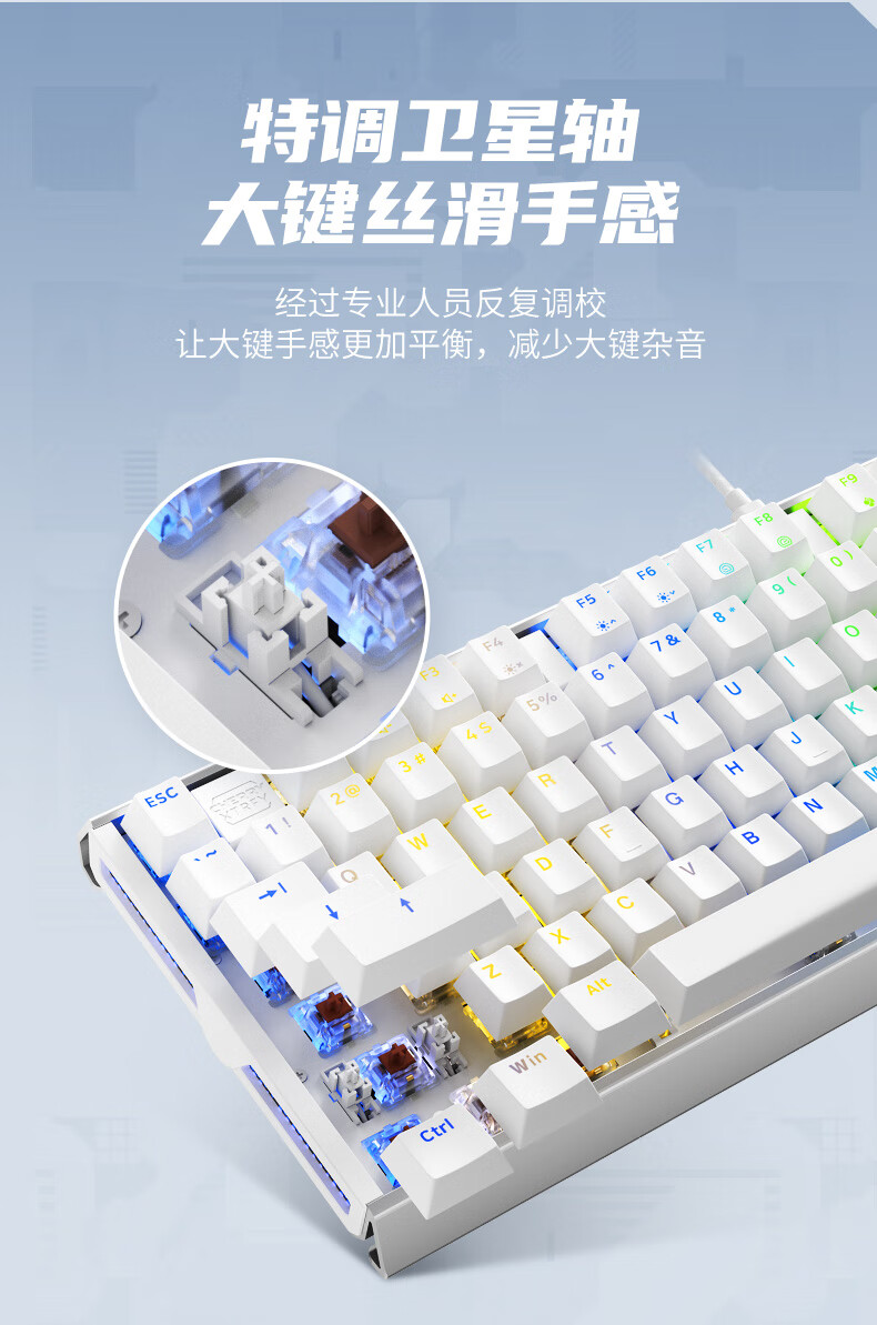 CHERRY MX3.1 Проводная механическая клавиатура, 108 клавиш, RGB подсветка, алюминиевый корпус, переключатели Cherry MX Red, черный