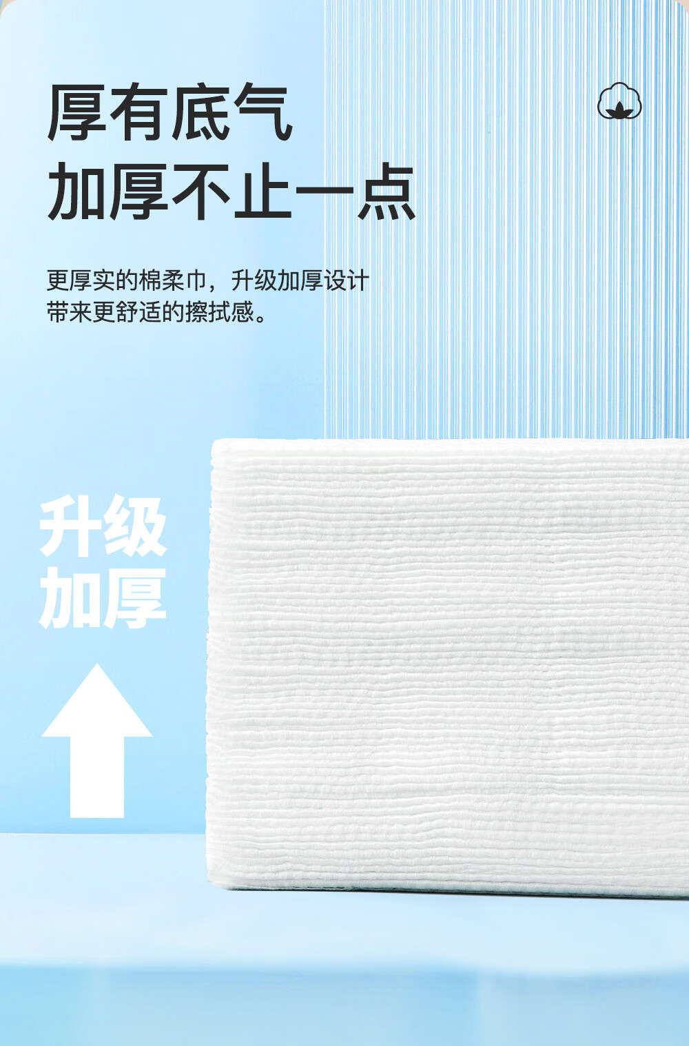 三仕达一次性洗脸巾棉柔巾干湿两用洁面巾无菌擦脸卸妆巾卷筒式抽取软包 黑魔法60节3卷
