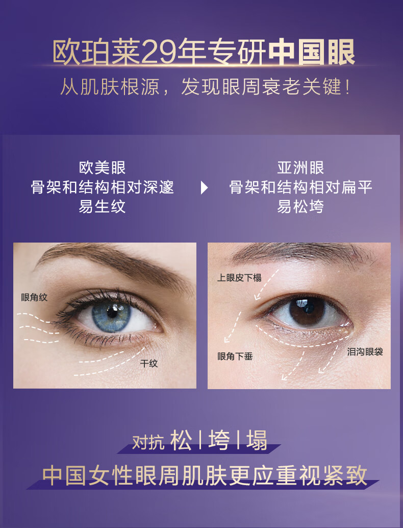 欧珀莱（AUPRES）欧珀莱（AUPRES）时光锁紧致抗皱眼霜25g 紧致 淡纹 11.11提前购