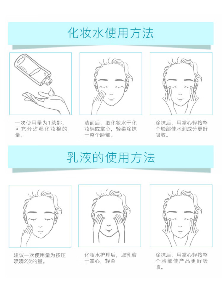 芙丽芳丝（Freeplus）水乳【2套】*【柔润水30ml+柔润乳15ml】