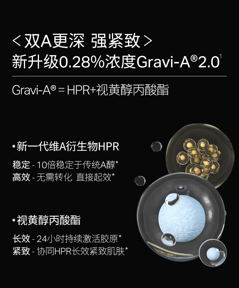 优时颜（UNISKIN）新蕴能紧颜精华乳黑引力精华2.0 套盒弹润光滑紧致肌肤30g+5g