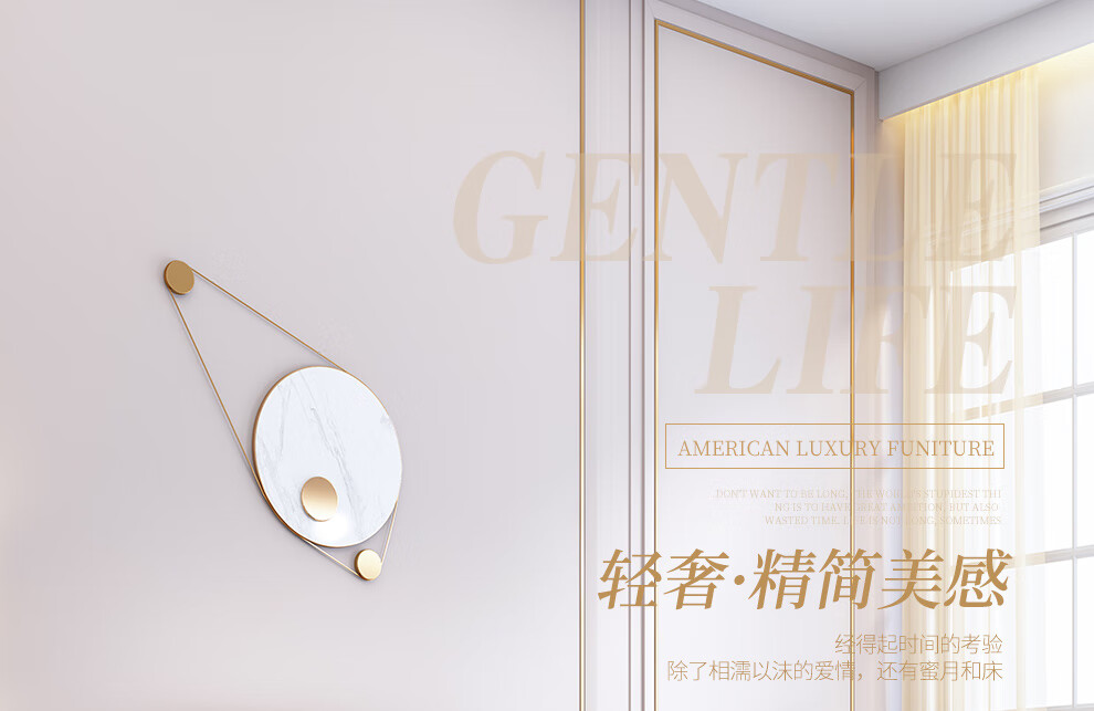 宜眠坊 床美式樱桃木轻奢实木床主卧双人床软包皮床婚床家具 ZC-A8012 1.5/1.8*2米框架床+20CM乳胶棕垫+2柜