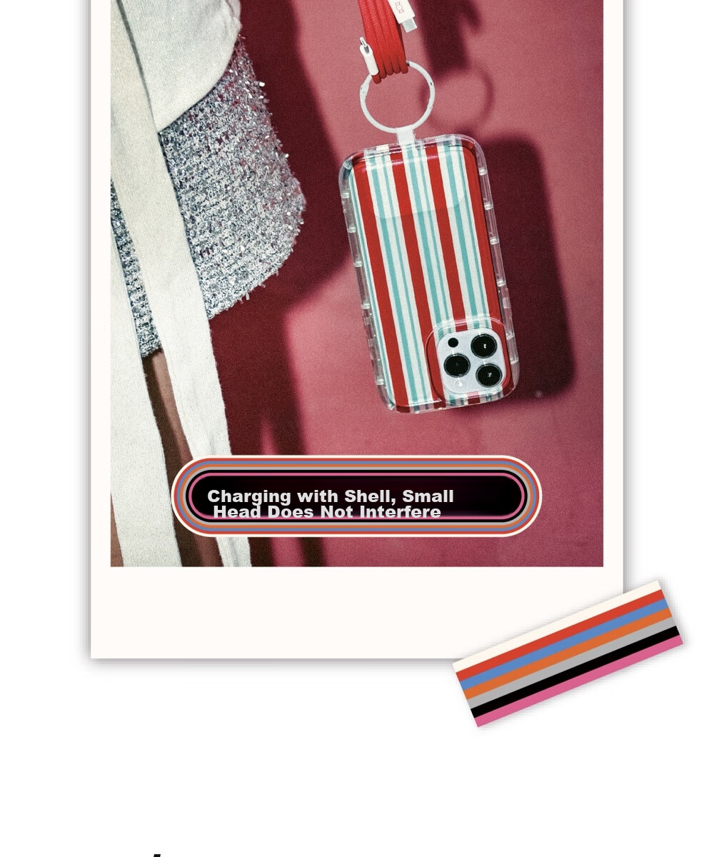 Кабель CANDYSIGN MagTie Candy Factory USB-C на iPhone 1.6м, 60W, черный
