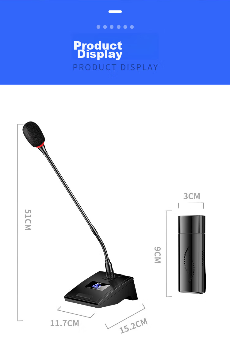 Беспроводной USB-микрофон Soaiy для компьютера, ноутбука, KTV, видеоконференций, онлайн-обучения, двухканальный U-диапазон