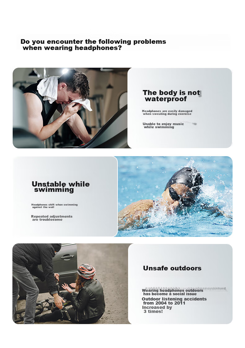 Беспроводные наушники SHOKZ OpenSwim Pro S710 с костной проводимостью, спортивные, для плавания, бега, велоспорта