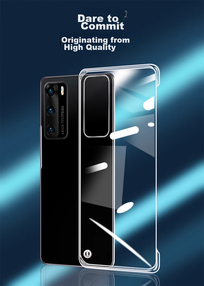 Чехол ZHIWEISHI для Huawei P40 Pro, ультратонкий, прозрачный, противоударный, с защитой от царапин