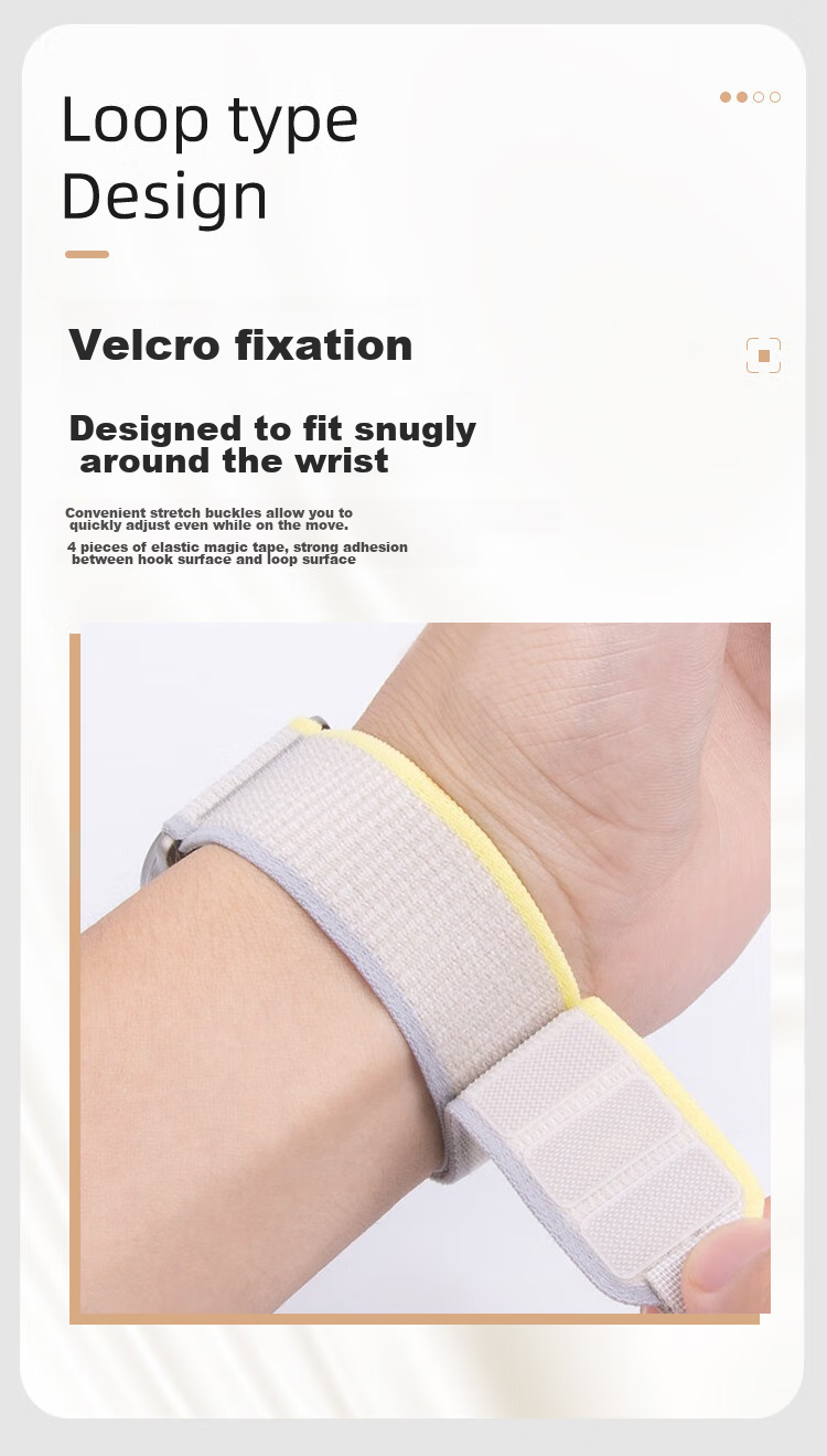 Ремешок MSSM Nylon Trail Loop для Apple Watch S11, Синий с серым
