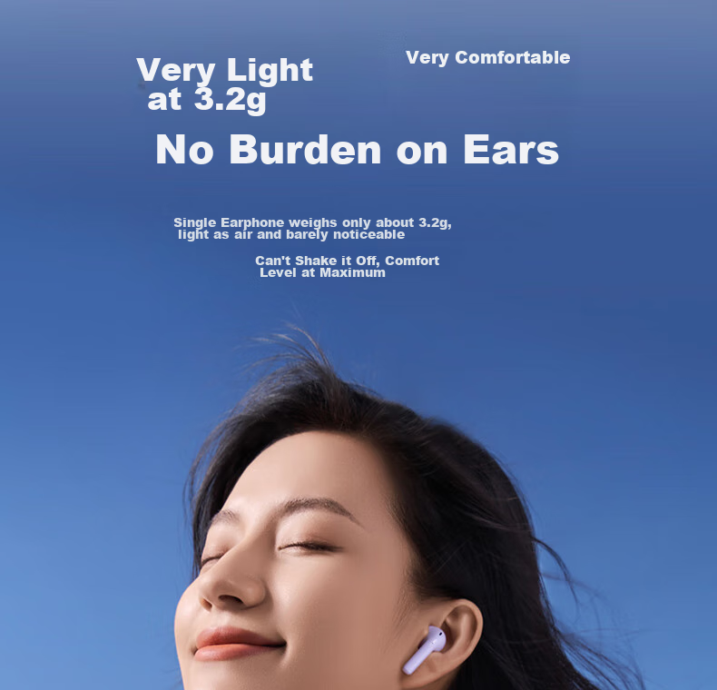 Беспроводные наушники Edifier Zero Air, Bluetooth 5.3, 28 часов работы, полувкладыши, розовый