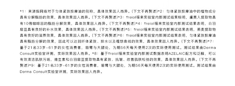 福来（freiol）匀体紧致收腹瘦肚子精油植物精研提取护肤按摩精油润肤油125ml/瓶