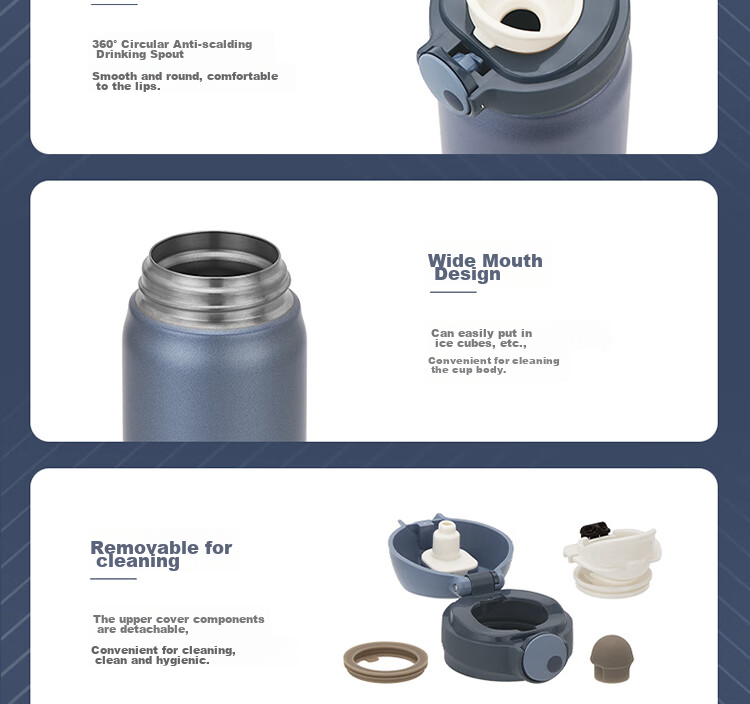 Термос THERMOS, титановая кружка, 500 мл, магнитный замок, для активного отдыха, подарок на день рождения, Новый год